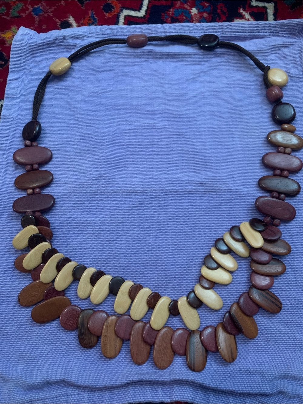 Vintage Wooden Necklace
